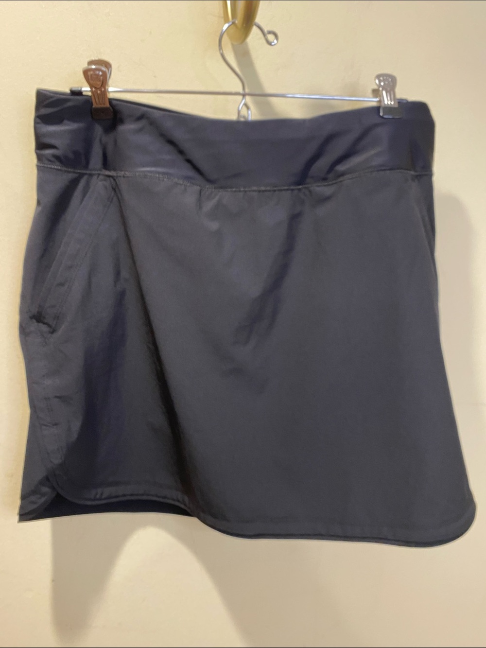LANDS END Athletic black mini skort size P8